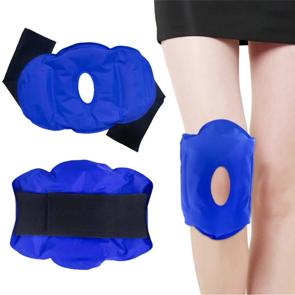 Compresa de hielo reutilizable para la rodilla