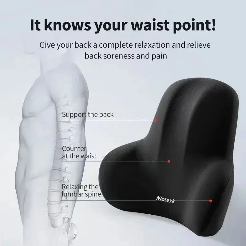 Cojín lumbar ortopédico para silla/coche
