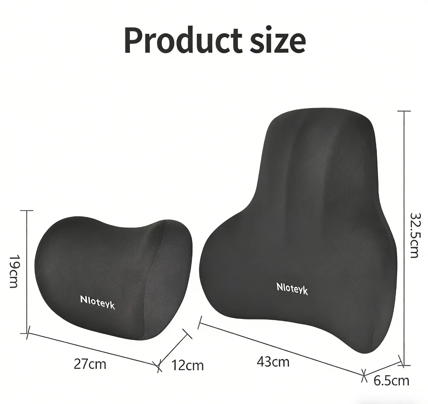 Cojín lumbar ortopédico para silla/coche