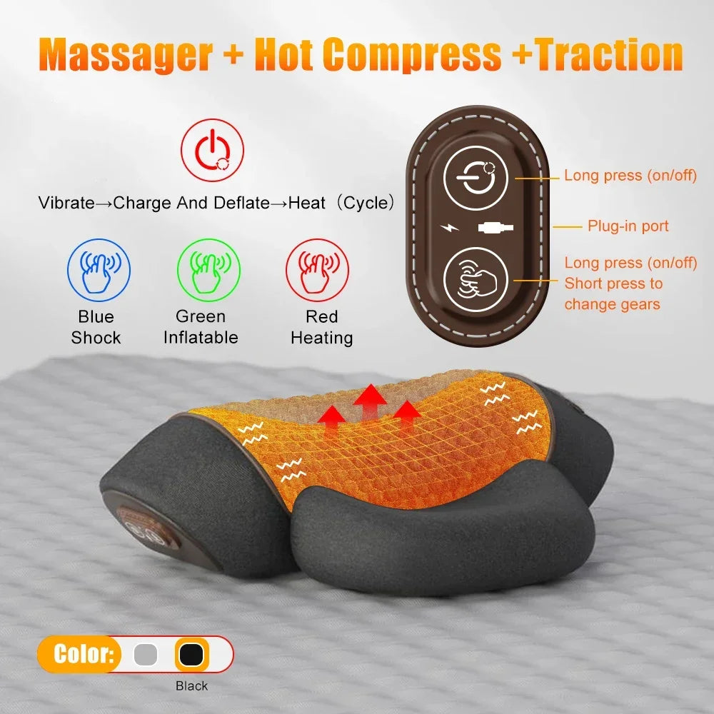Almohada masajeadora 3 en 1