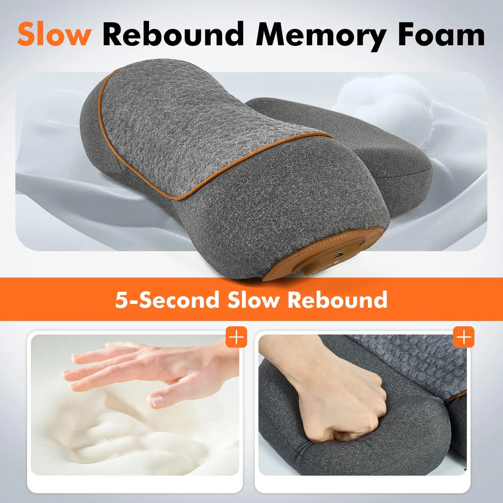 Almohada masajeadora 3 en 1