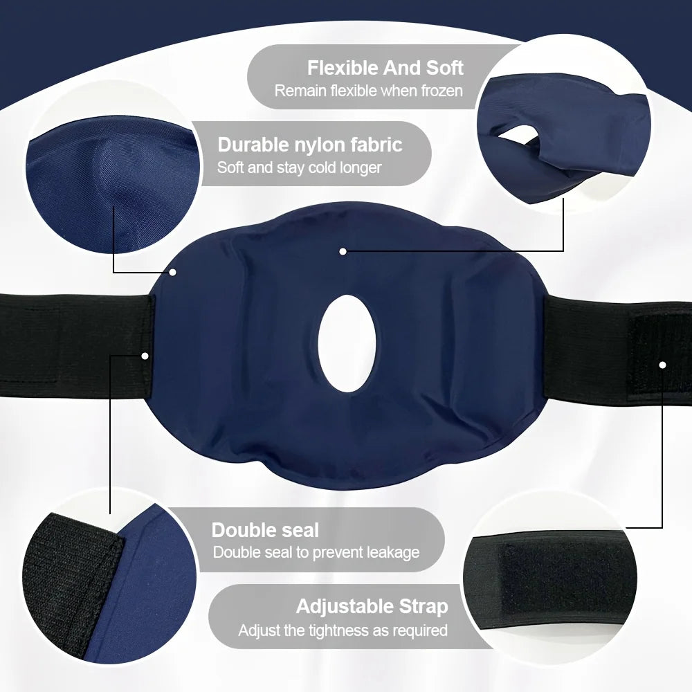 Compresa de hielo reutilizable para la rodilla