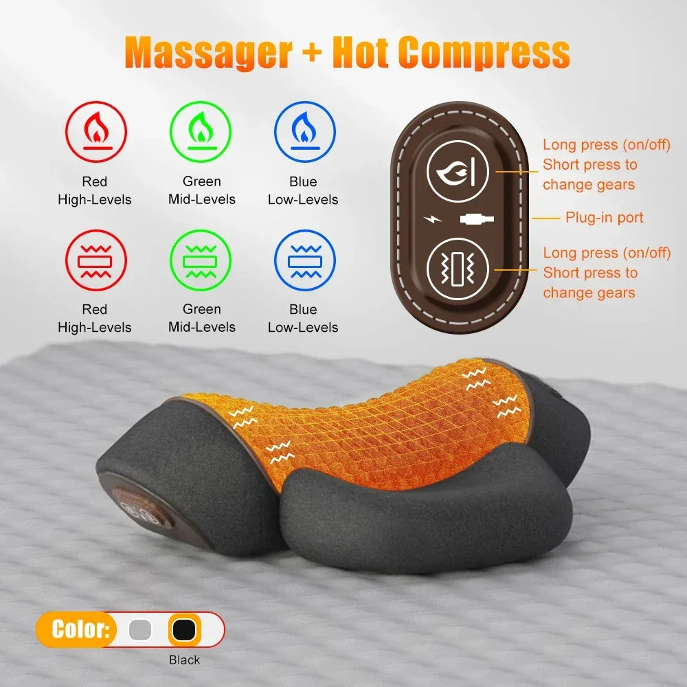 Almohada masajeadora 3 en 1